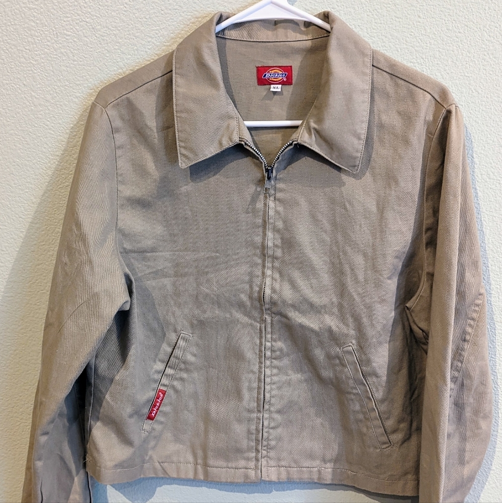 Women's vintage khaki jacket